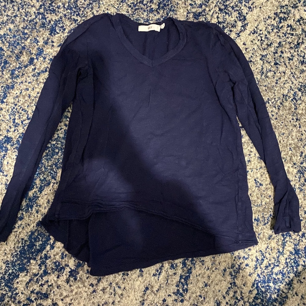 Wilt Navy Long Sleeve